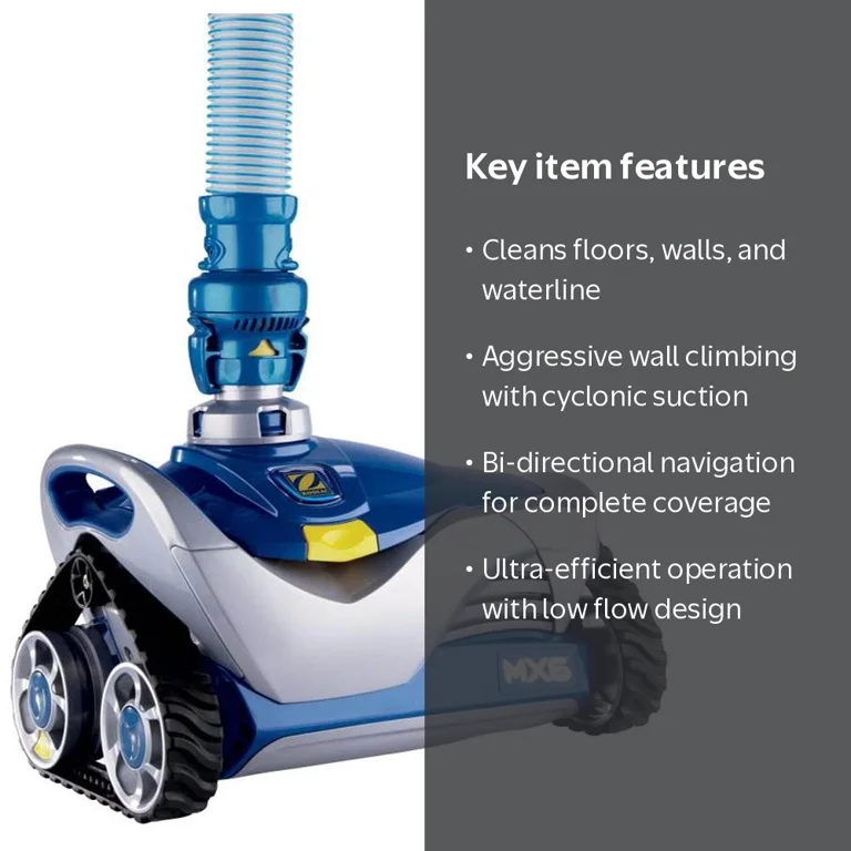Zodiac, Pool Cleaner, Cyclonic Suction, 40x15x15 inches - Walmart.com
