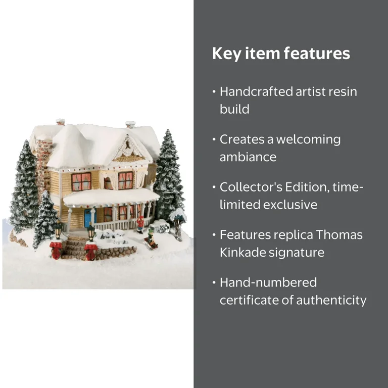 The Bradford Exchange Thomas Kinkade Hawthorne Village Victorian