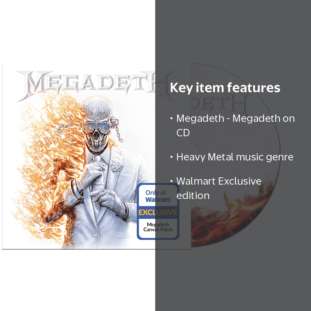 Megadeth - Megadeth (Walmart Exclusive) -CD - Walmart.com
