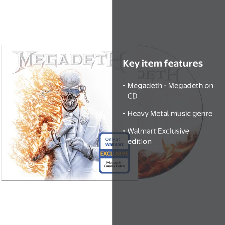 Megadeth - Megadeth (Walmart Exclusive) -CD - Walmart.com