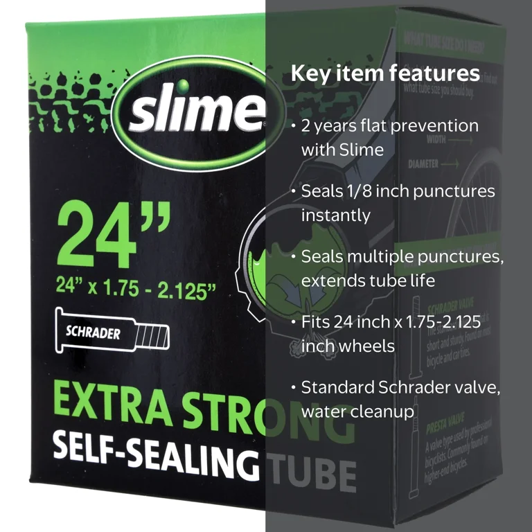 すらいむ Slime, Self-Sealing Bicycle Tube, 24