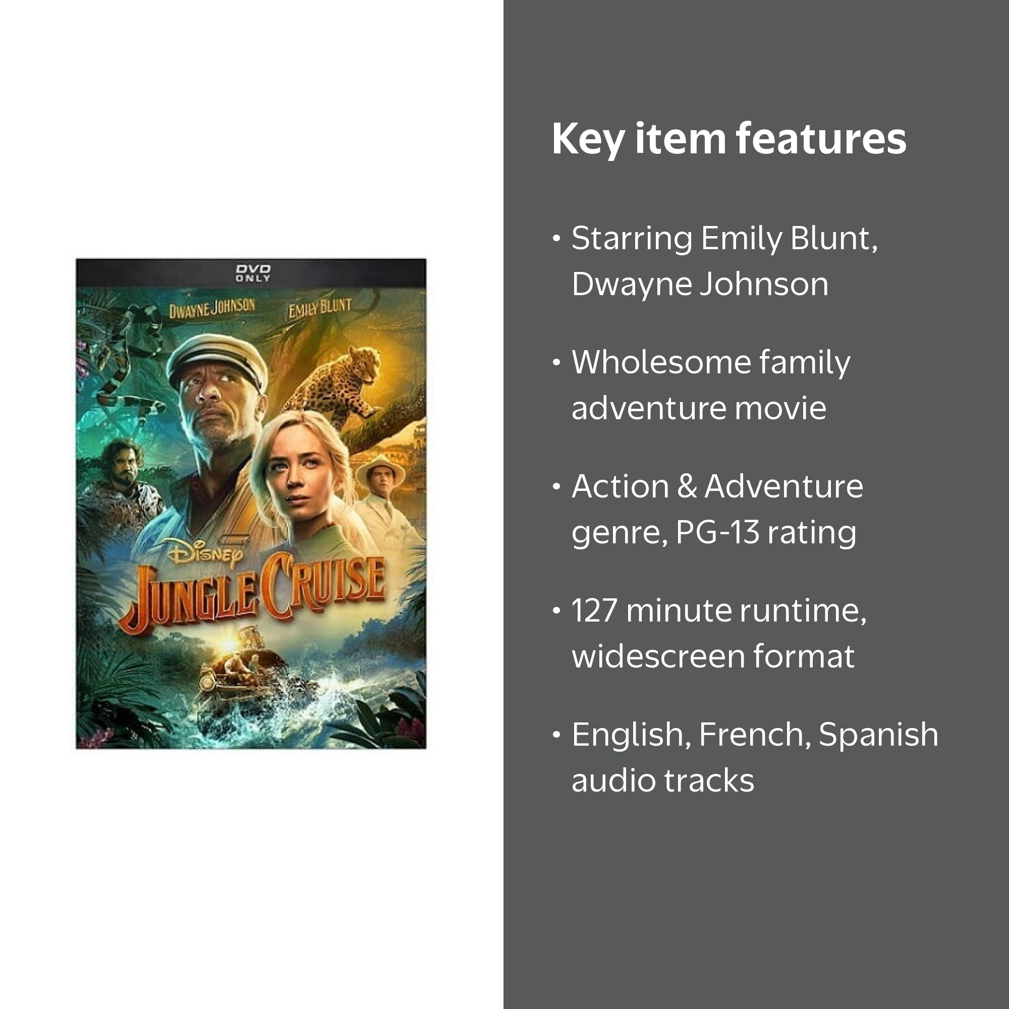 Disney's Jungle Cruise: Original New Action & Adventure Movie (DVD