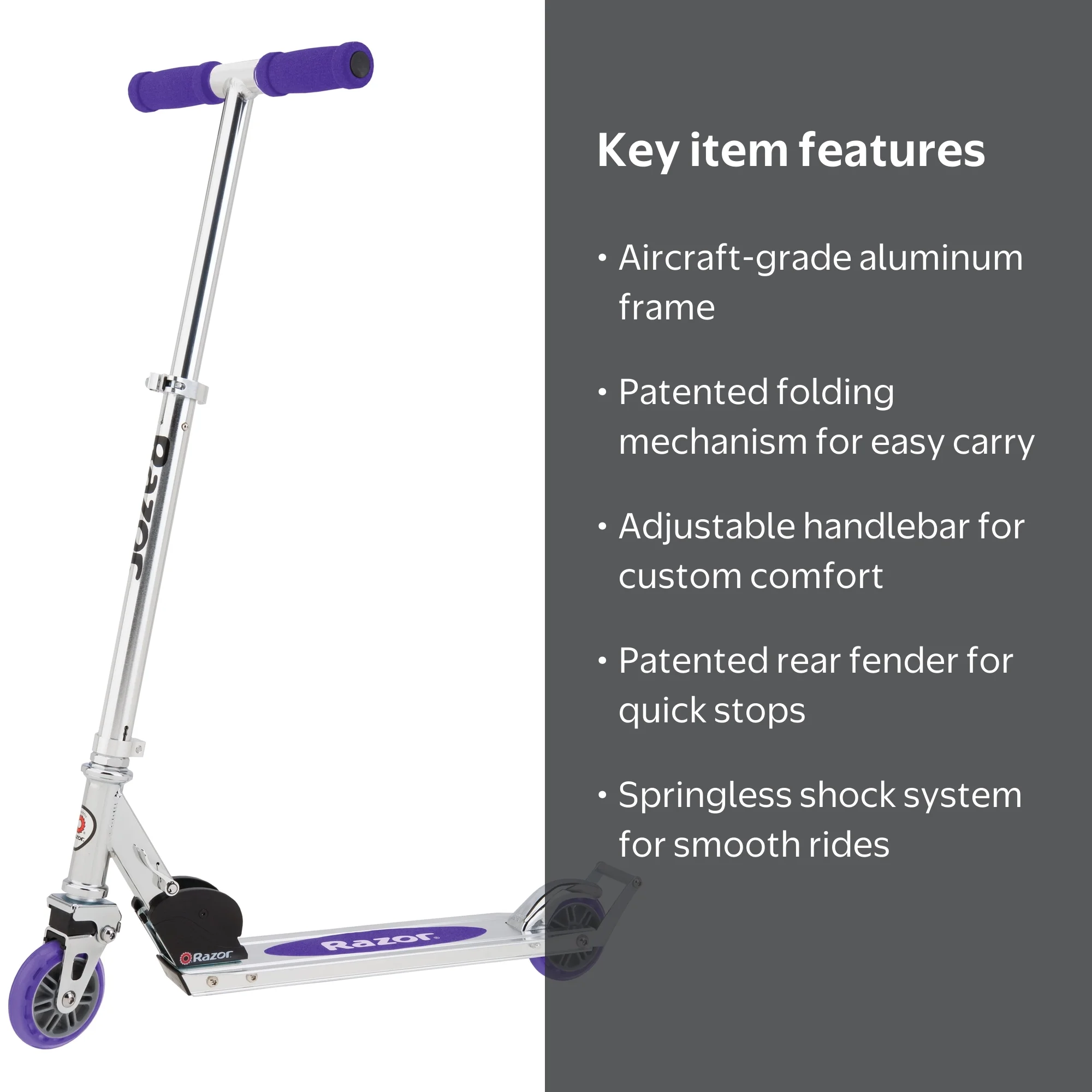Razor A2 Kids Kick Scooter for Preschool Outdoor Play - Walmart