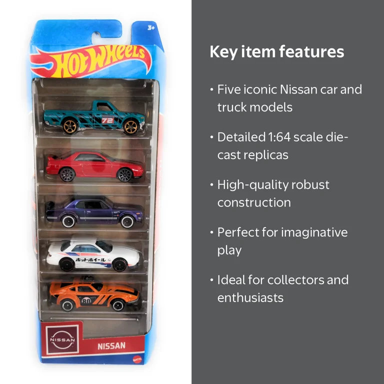 Hot Wheels カーカルチャー 日産 5台セット Hot Wheels Nissan 5 Pack GT-R Car Set: Datsun, Fairlady Z, Silvia