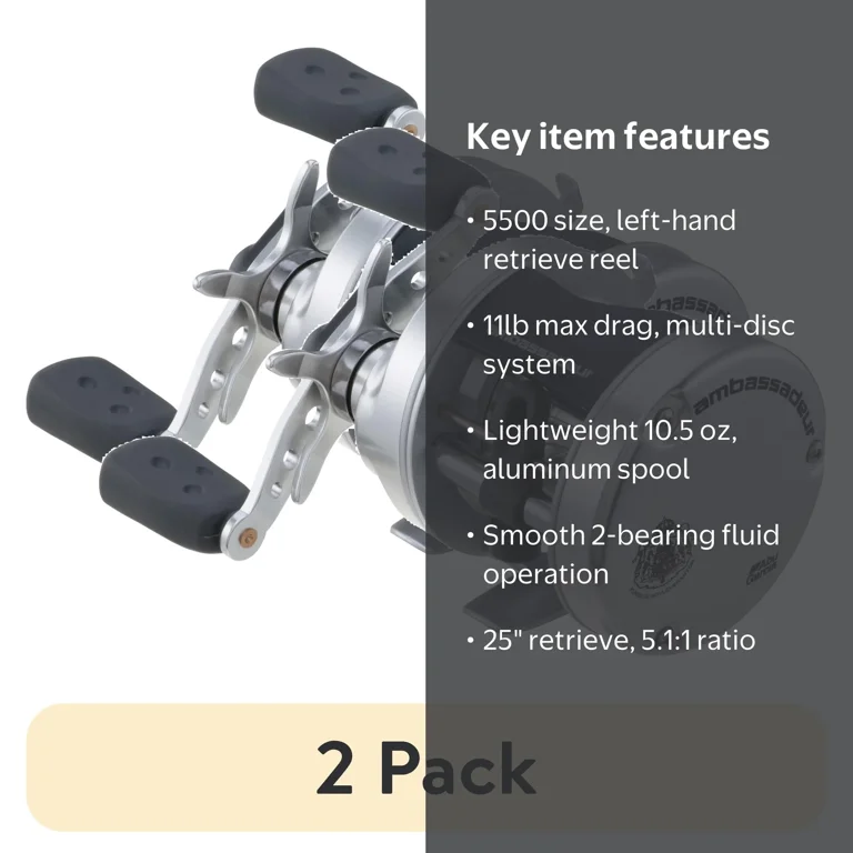 Abu Garcia Ambassadeur S Conventional Fishing Reel - Walmart.com