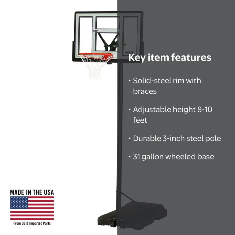 Lifetime 46 inch Shatterproof Polycarbonate Portable Basketball