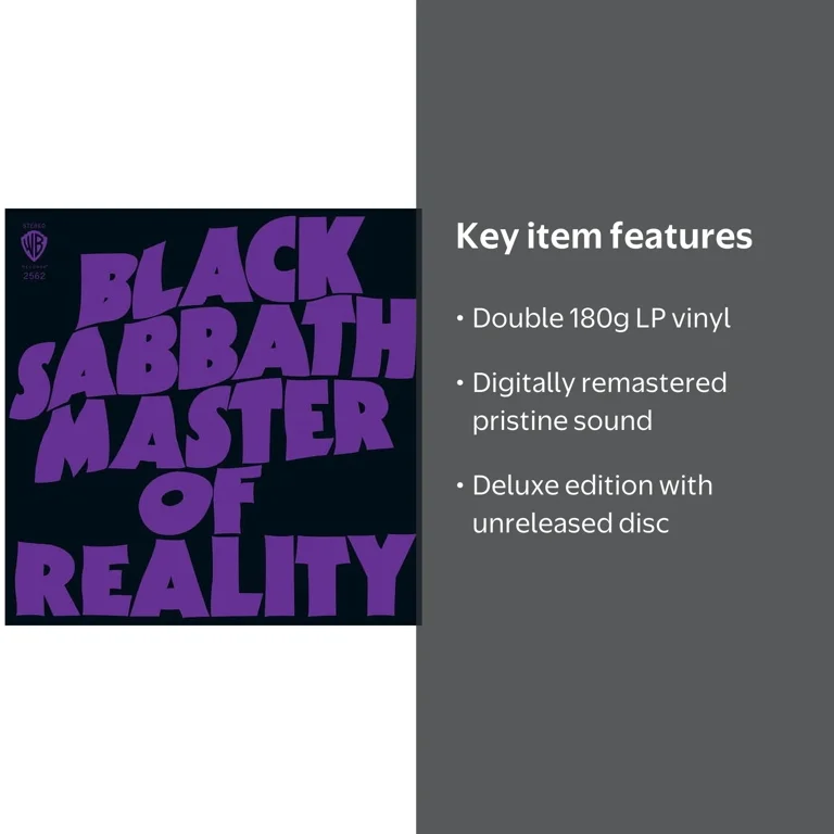 Black Sabbath - Master Of Reality - Music & Performance - Vinyl