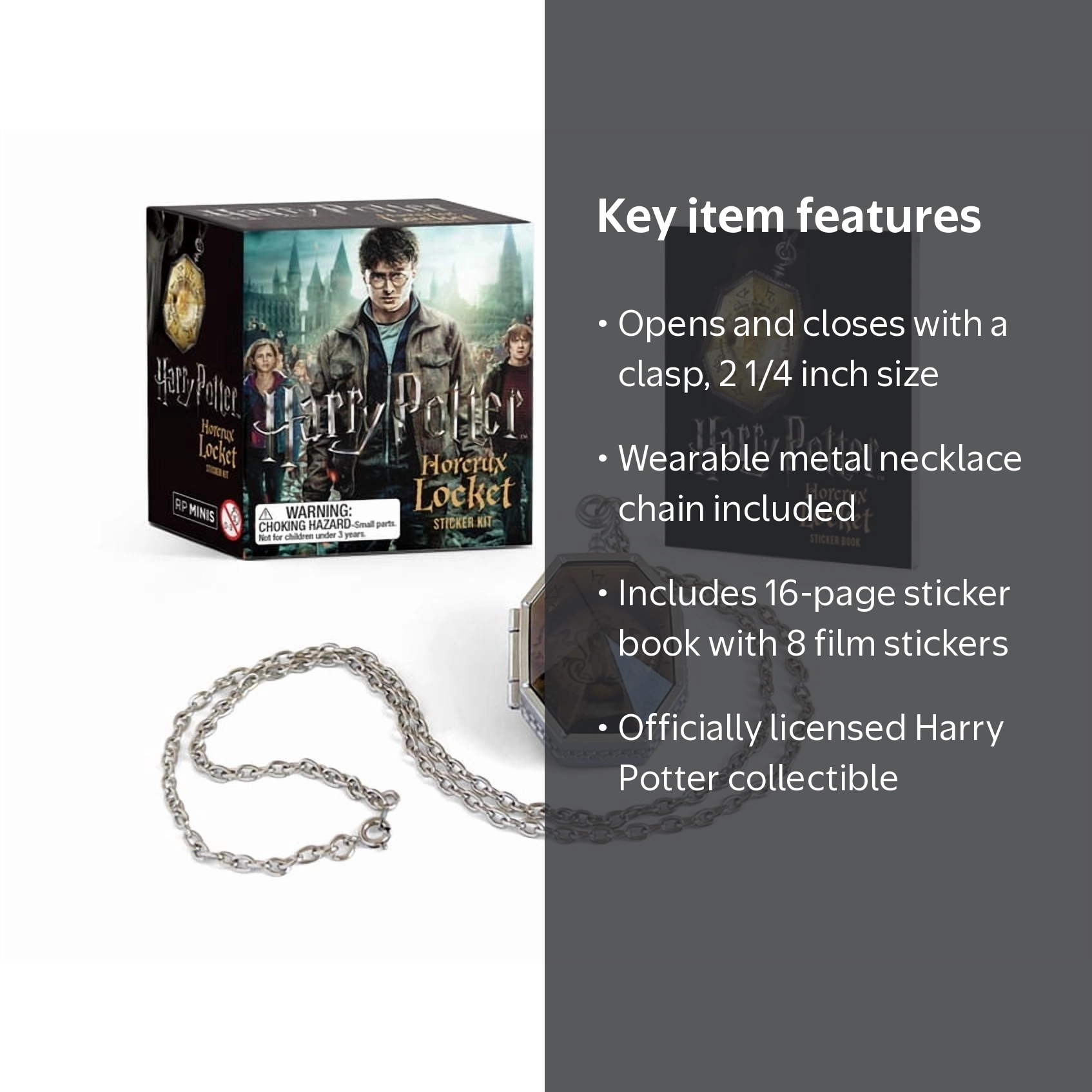 Rp Minis Harry Potter Horcrux Locket and Sticker Book, Paperback