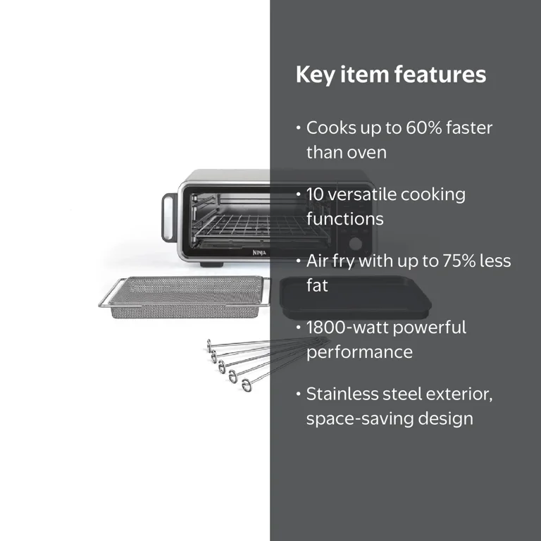 Ninja, Digital Air Fry Pro, XL Stainless Steel Countertop Oven