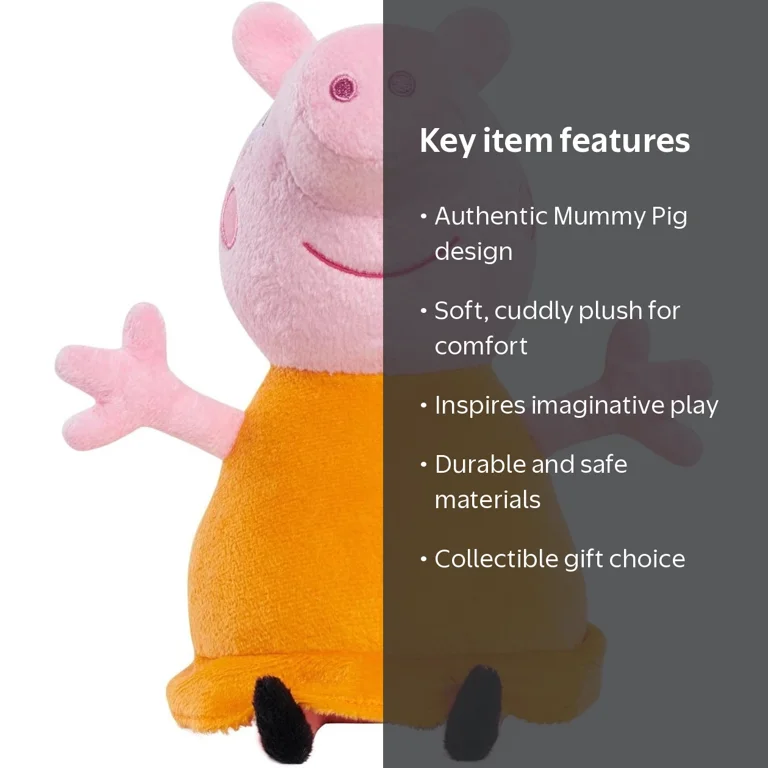 mommy pig  Jazwares Mummy Pig Stuffed Animals & Plush Toys, Peppa Pig