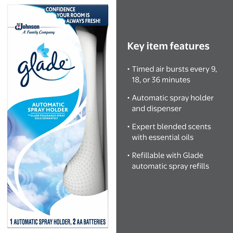 Glade Automatic Spray Holder, Air Freshener
