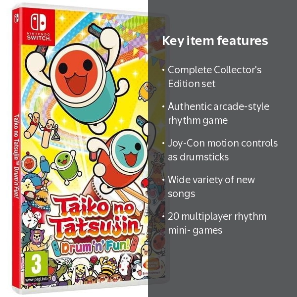 Bandai Namco, Taiko no Tatsujin: Drum 'n' Fun!, Nintendo Switch