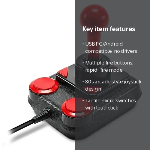 ロトブラシ用シャフト ホルメンコール　SPEEDSTICK PRO II Speedlink Competition PRO Extra USB Joystick SL-650212-BKRD