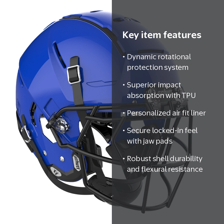 Schutt F7 VTD Adult Football Helmet - Collegiate Package (S, True
