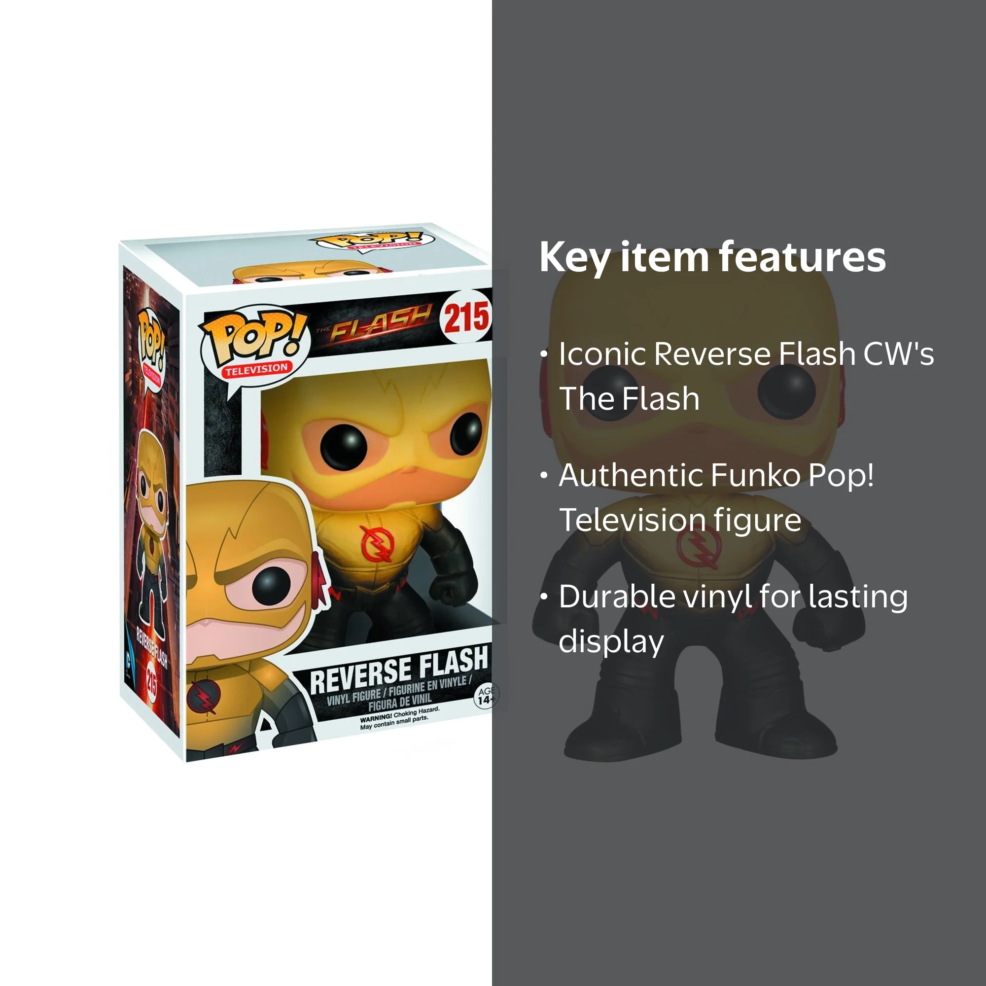FUNKO POP! TELEVISION: Flash - Reverse Flash, Funko, Toys