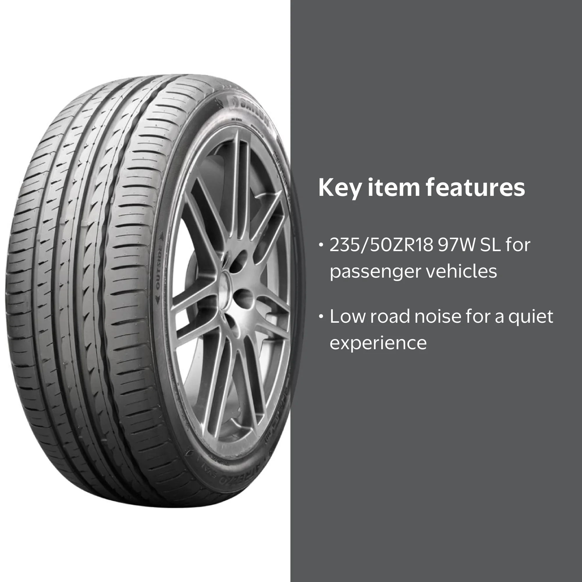 Sailun Atrezzo SVA1 High Performance All-Season Tire 235/50ZR18