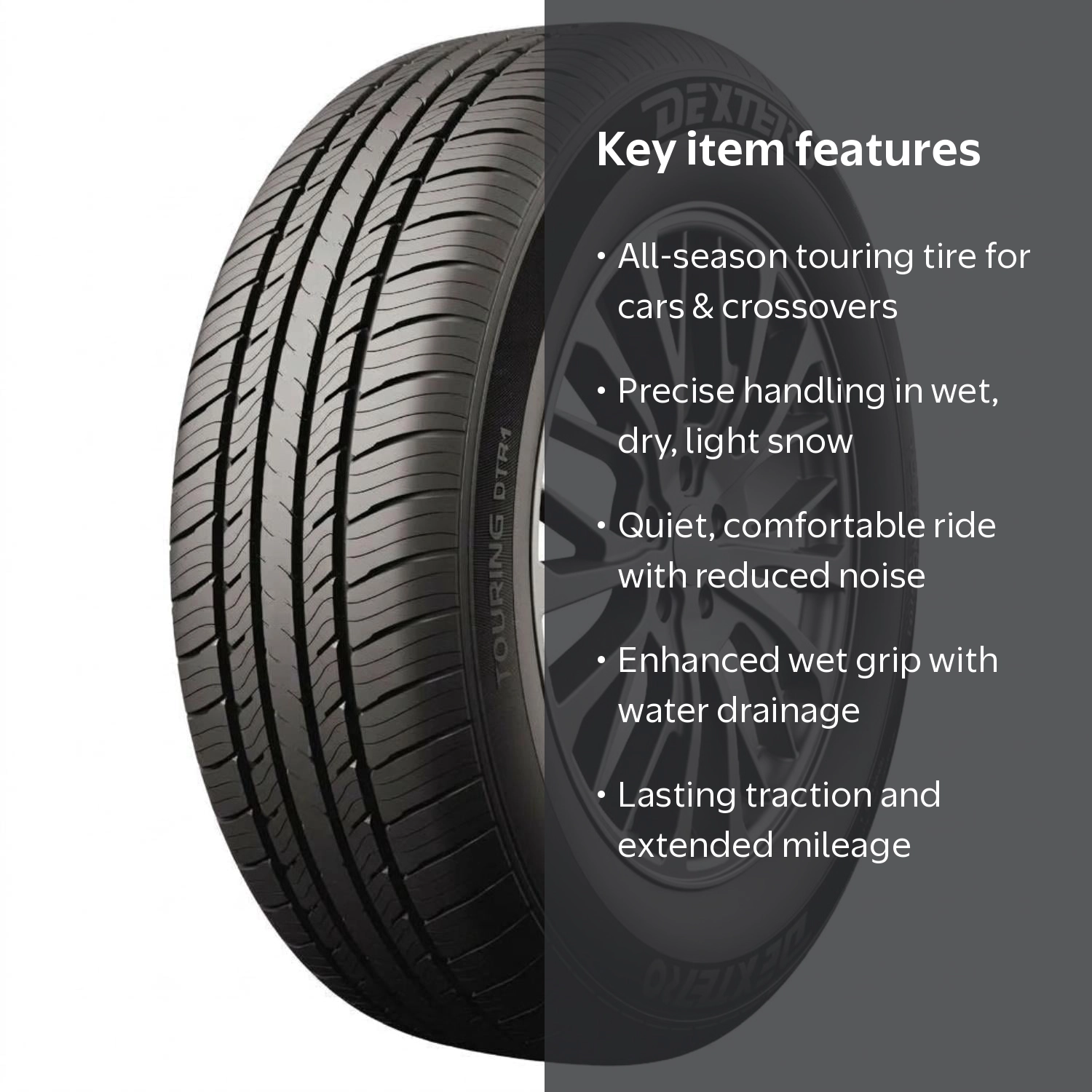 Dextero DTR1 All-Season Touring 215/65R17 99T Passenger Tire
