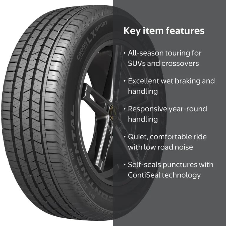 Continental, CrossContact LX Sport All Season Tire, 235/60R18 107V