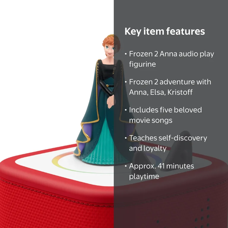 tonies Disney Frozen 2 Anna Singing Adventure Audio Play Figurine