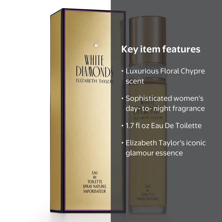Elizabeth Taylor White Diamonds Eau De Toilette, 1.7 fl oz