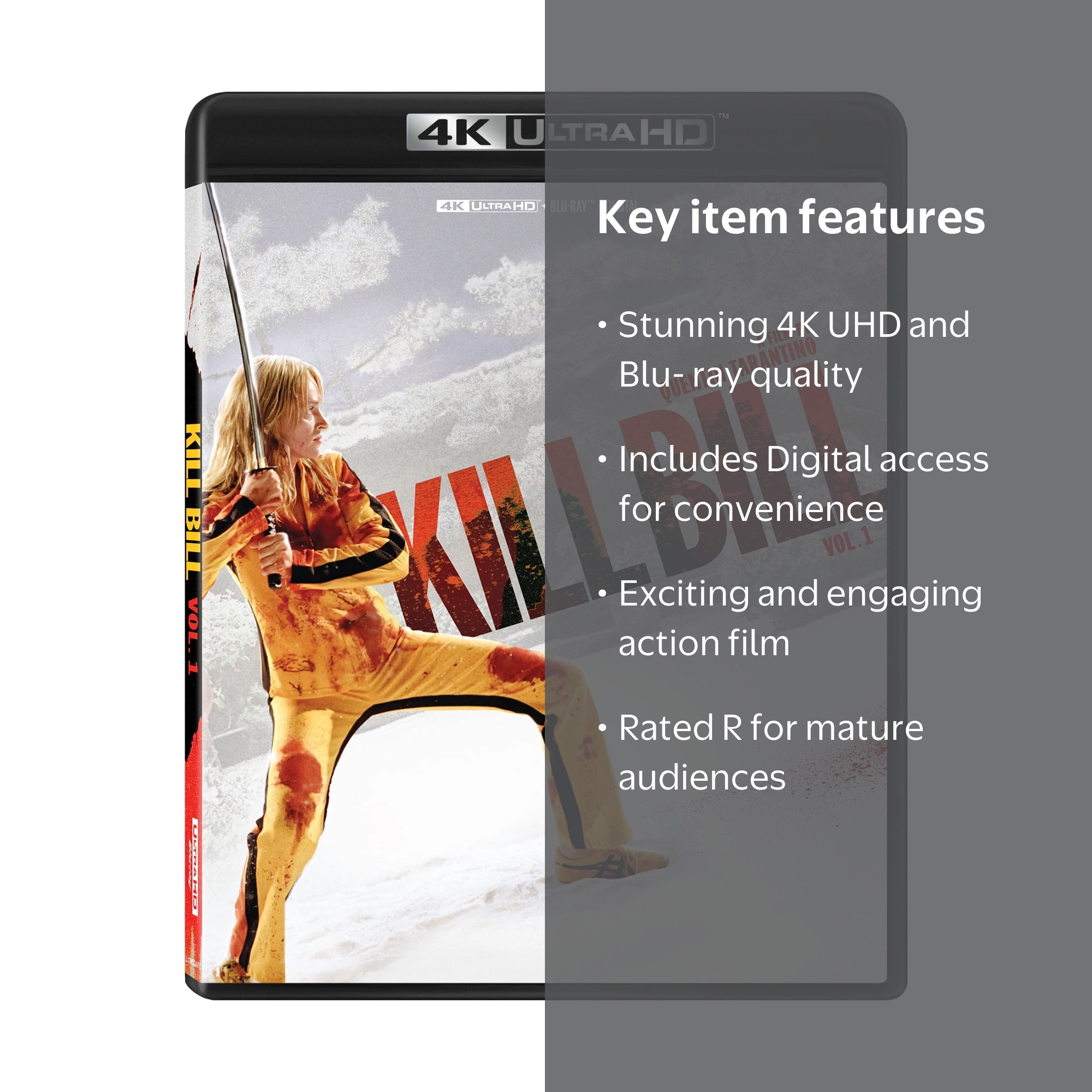 Kill Bill Vol 1 (4K UHD + Blu-ray + Digital) - Walmart.com