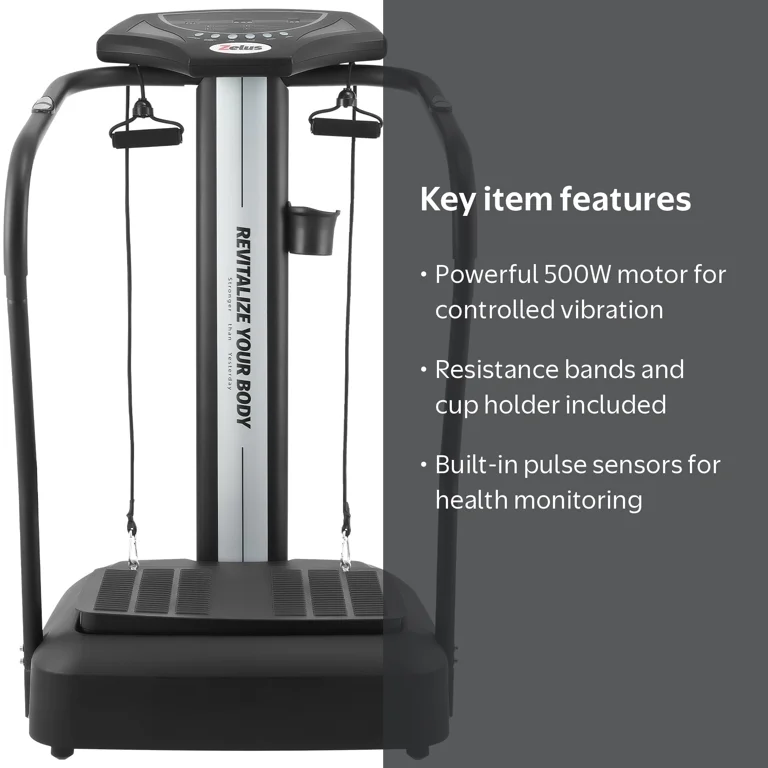 メタルマッスル Vibrating Fitness Equipment: Whole Body 500W Workout Platform