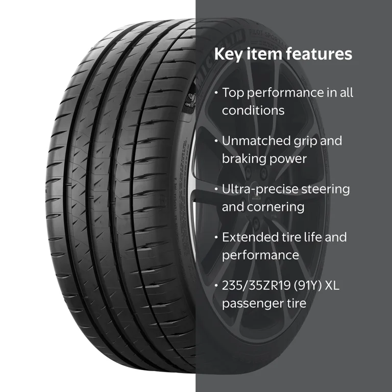 送料込 MICHELIN PILOT SPORT 4S 235/35R19 2本 Michelin Pilot Sport 4S Performance Tire, 235/35ZR19 (91Y) XL