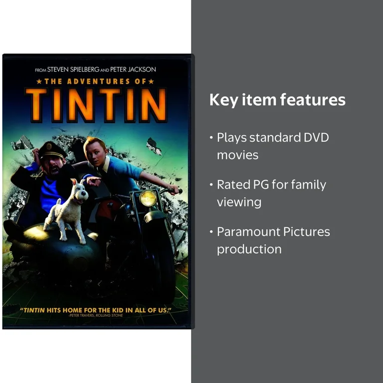 Paramount Home Video, The Adventures of Tintin DVD, PG, Sunken