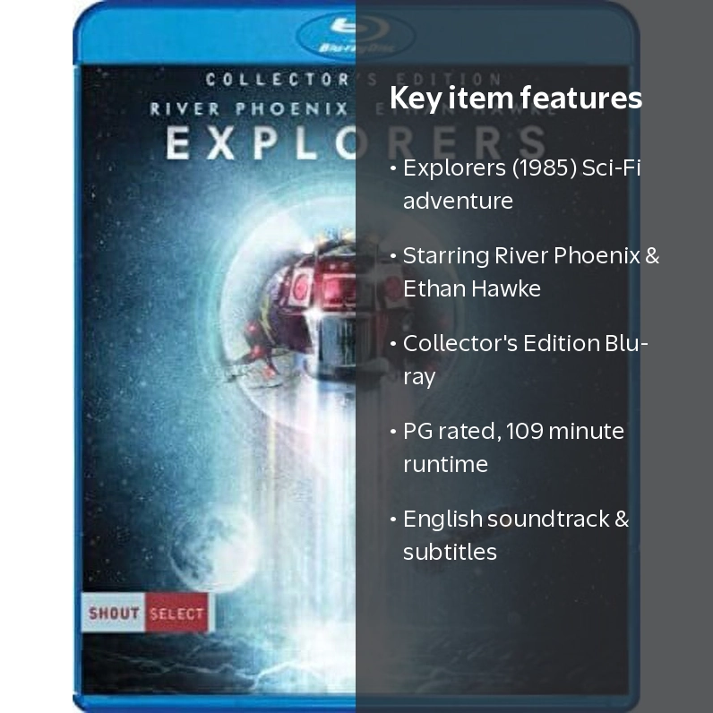 Explorers (Collector's Edition) (Blu-ray), Shout Factory, Sci-Fi