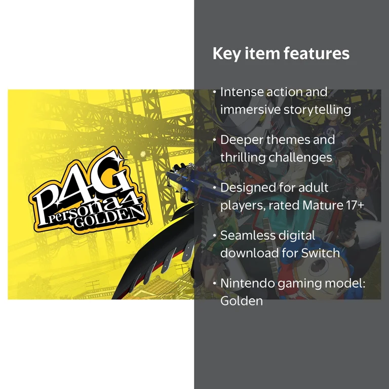 Persona 4 Golden - Nintendo Switch [Digital] - Walmart.com