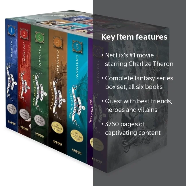 Soman Chainani, Book Set, Complete 6-Book Box Set, Fantasy Series