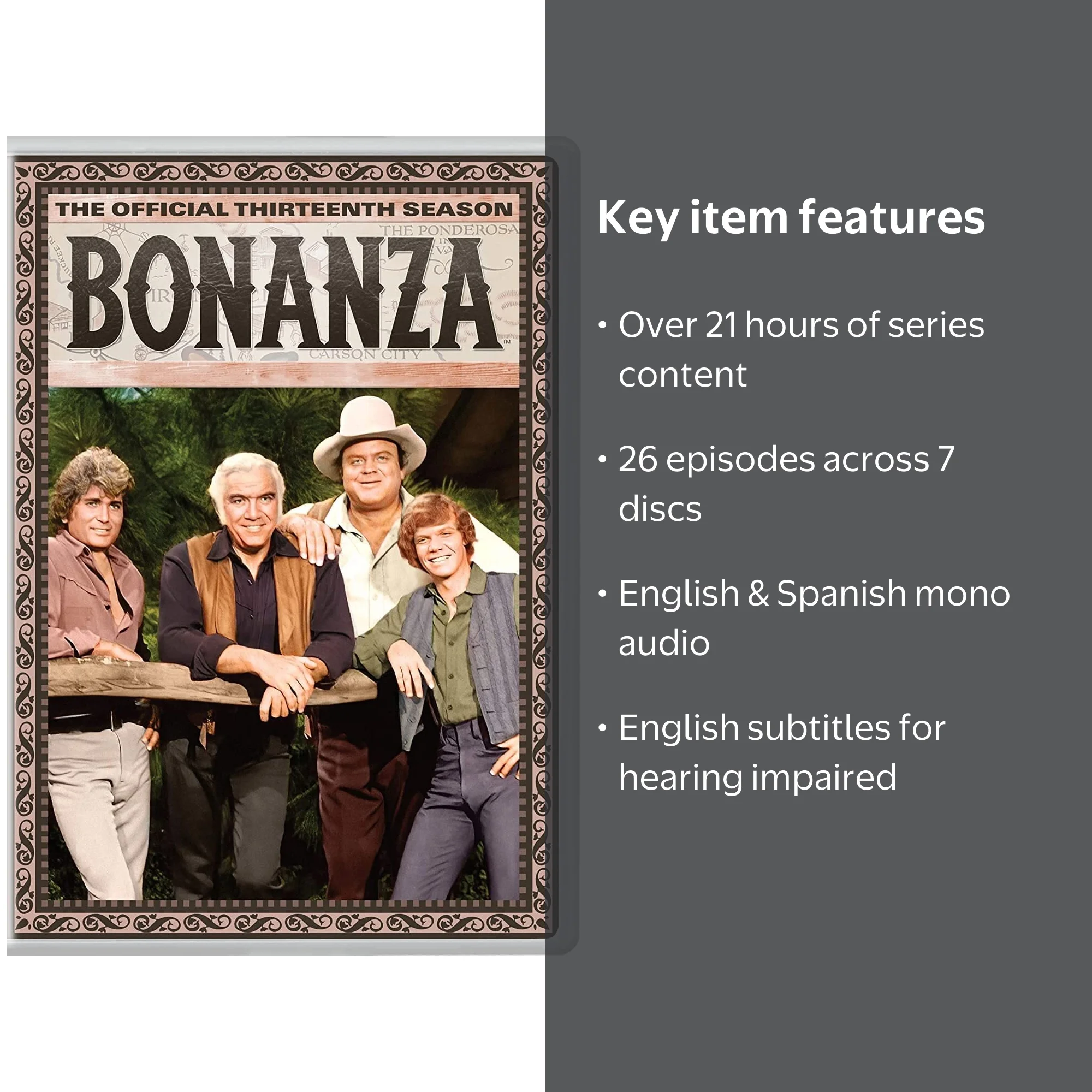 Bonanza: The Official Thirteenth Season - Walmart.com