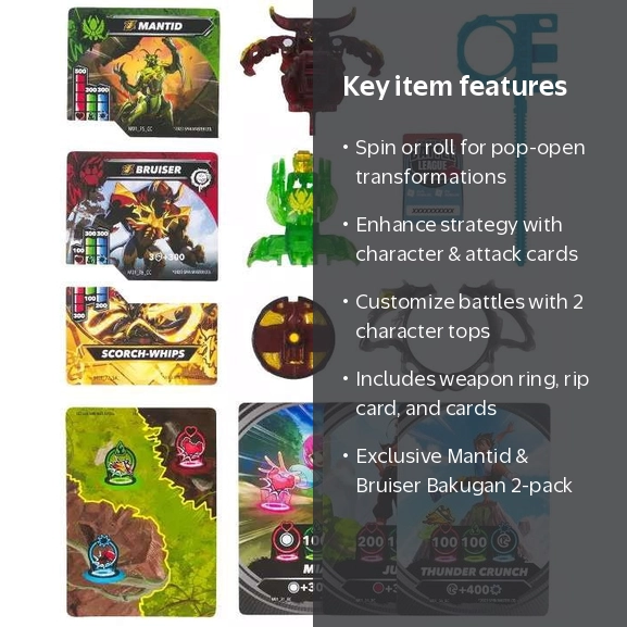 Spin Master Games, Bakugan Street Brawl Clash Pack, Special Attack
