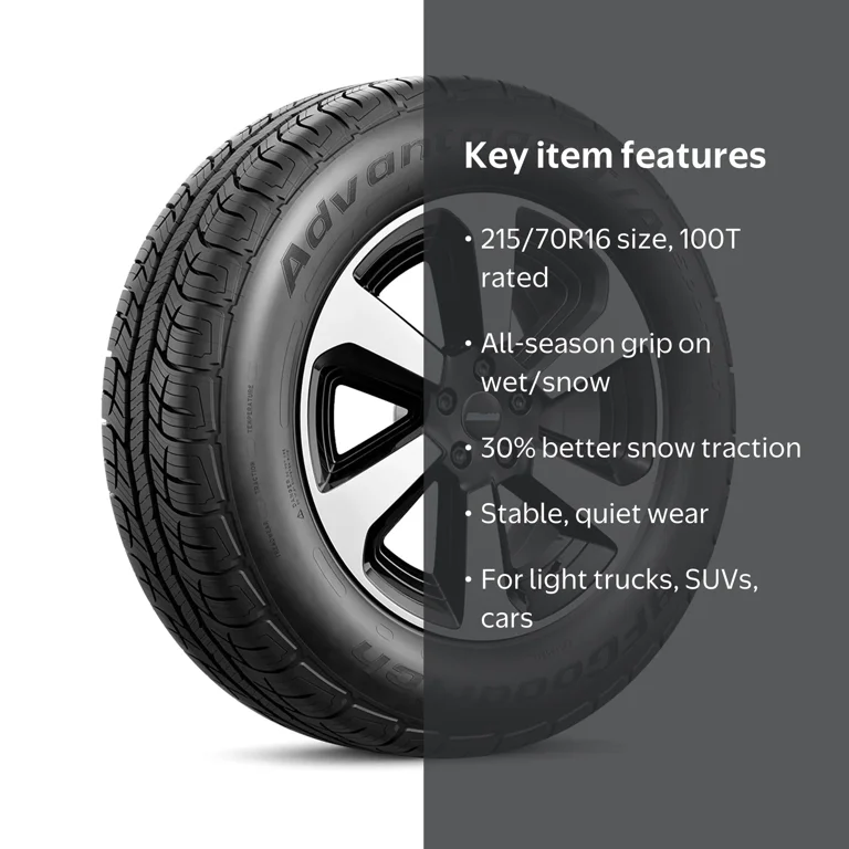 BF Goodrich Advantage TA Sport LT All-Season 215/70R16 100T Tire