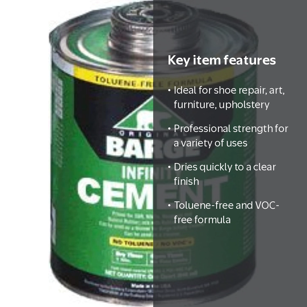 ソールスワップ BARGE INFINITY CEMENT バージセメント Barge Infinity TF Multi-Craft Bond All-Purpose Cement Rubber