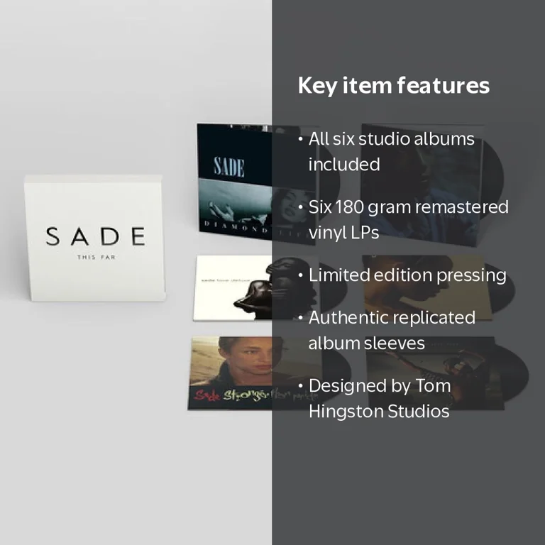 Sade This Far LP BOX仕様 6枚組 180g重量盤レコード Sony Music, Vinyl Record, Sade This Far, 6LP Remastered Box Set