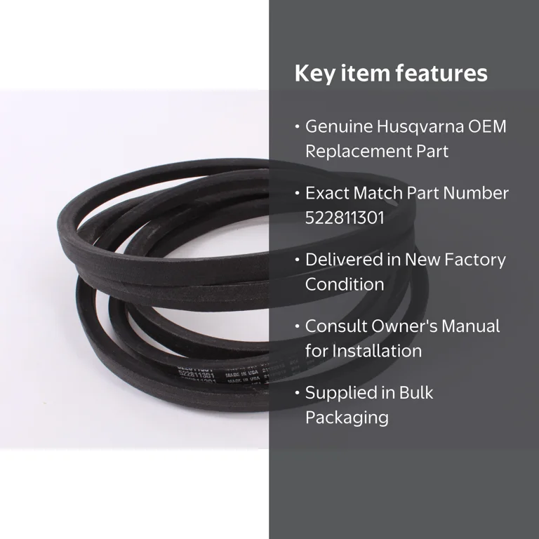 Husqvarna Genuine OEM Drive Belt - 522811301 - Walmart.com