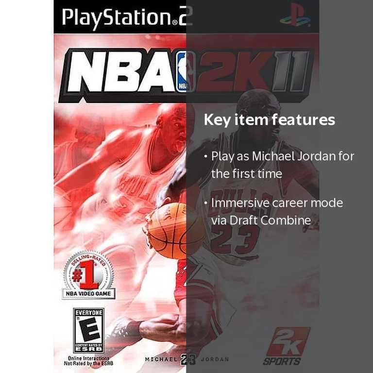 2K, NBA 2K11, PS2, Used Video Game - Walmart.com
