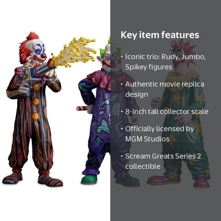 Trick or Treat Studios Scream Greats Killer Klowns from Outer Trick or Treat Studios Scream Greats Killer Klowns from Outer