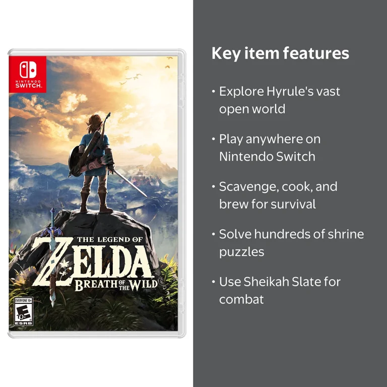 Nintendo, Video Game, Breath of the Wild, Action & Adventure