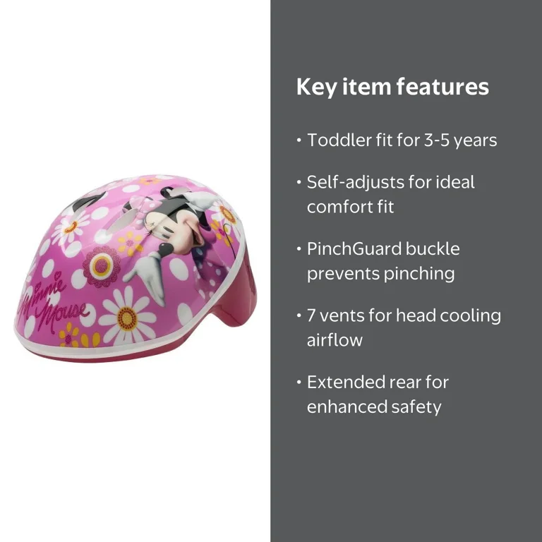 bell girl's blue daisies print bike helmet Zoomer they need a helmet to be safe Bell Cruiser Child Helmet -