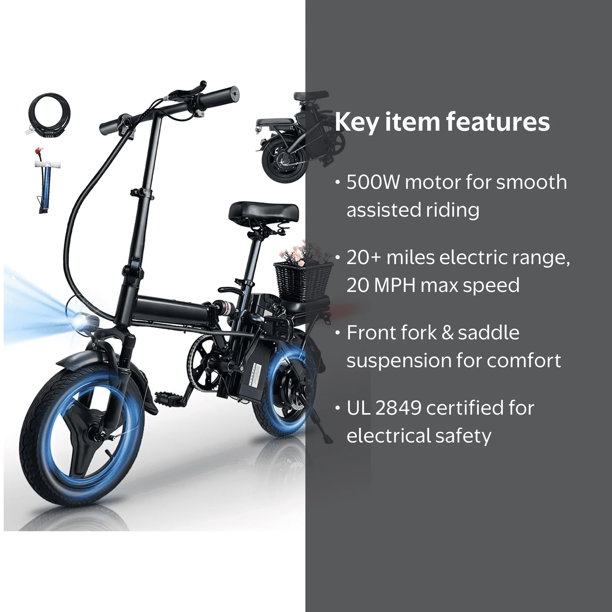 BroPath Electric Bike for Adults, Ebike, Electric Bicycle with