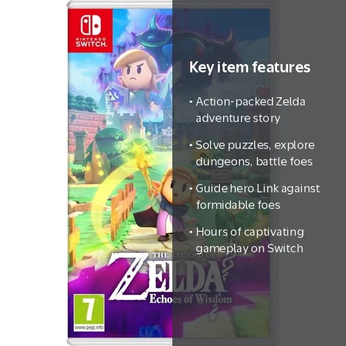 Nintendo The Legend of Zelda: Echoes of Wisdom, Puzzle Adventure