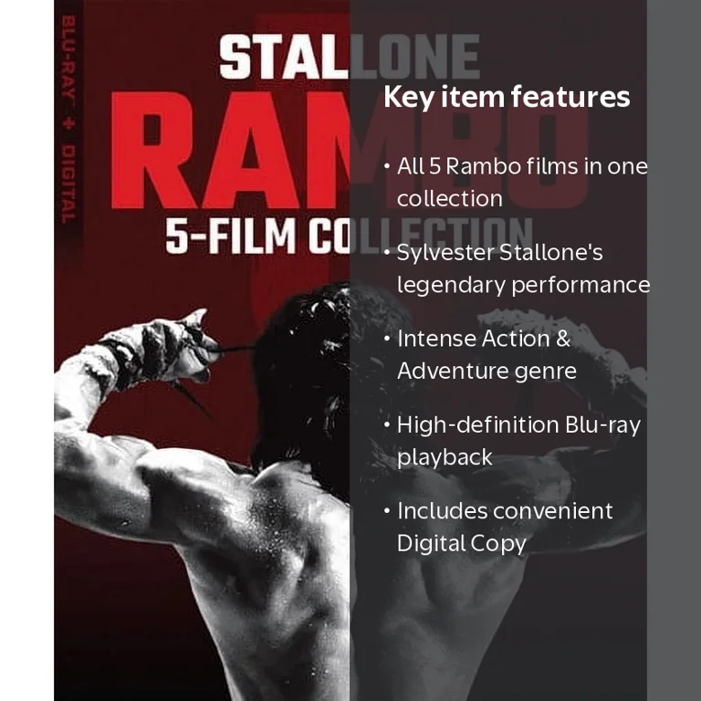 【中古】Rambo: 5-Film Collection [Blu-ray] Rambo: 5-Film Collection (Blu-ray + Digital Copy) - Walmart.com