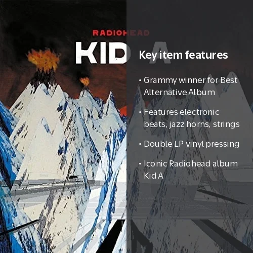 XL Recordings, Vinyl Music & Performance, Kid A, Double LP