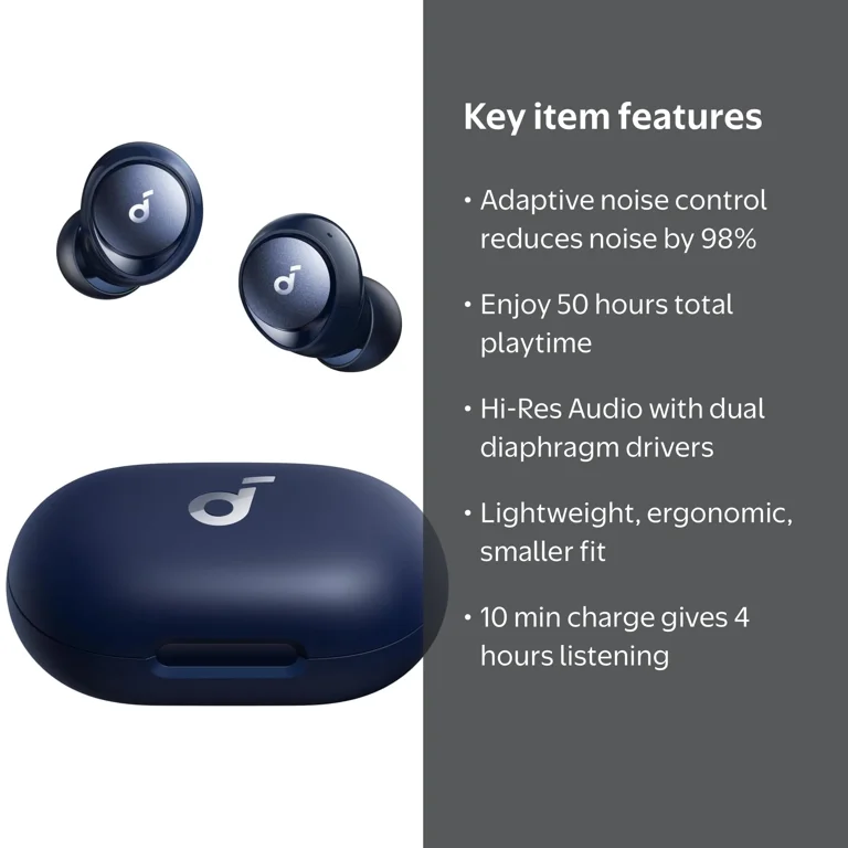 Soundcore Space A40 Wireless Earbuds, Noise Cancelling - Walmart.com