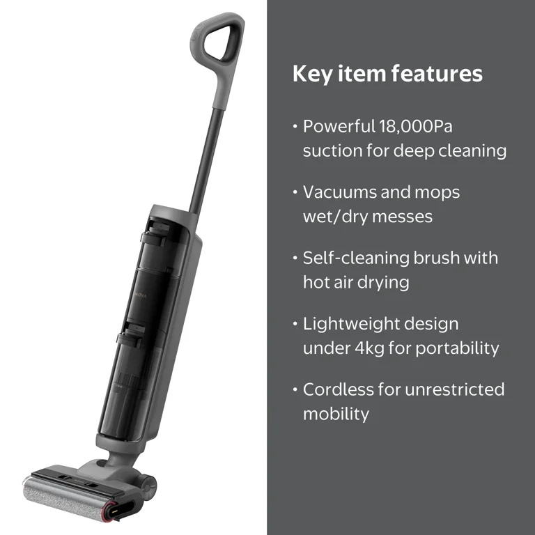 MOVA K20 Turbo Wet Dry Vacuum Cleaner with Hot Air Drying and Self