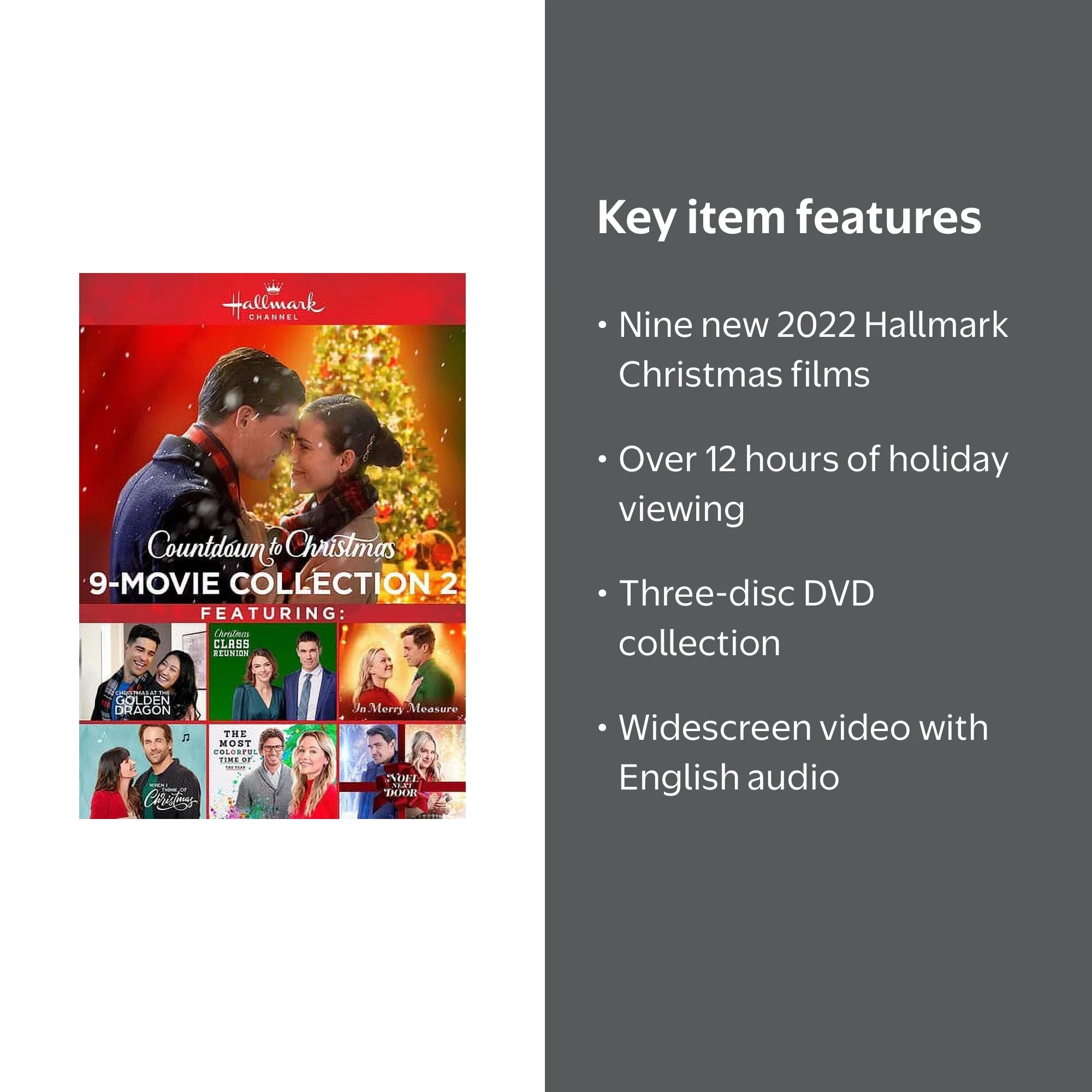 Hallmark Channel Countdown to Christmas 9-Movie Collection 2 DVD
