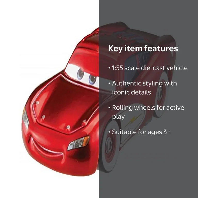Disney Pixar Cars Cruisin' Lightning McQueen Car Play Vehicle