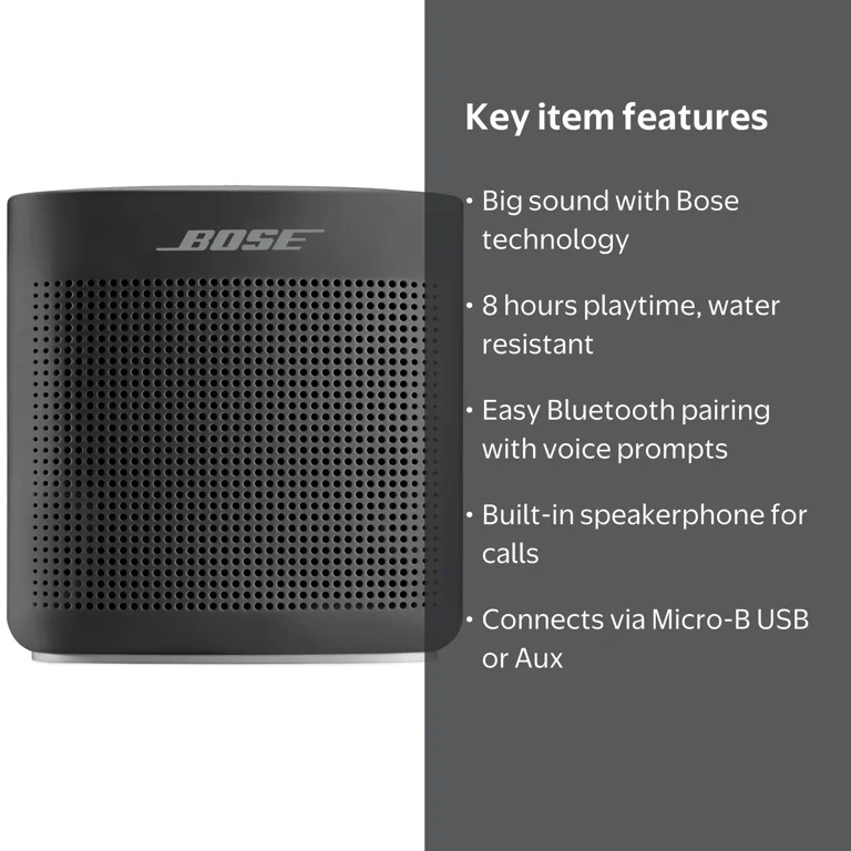 Bose SoundLink Color Waterproof Portable Bluetooth Speaker II